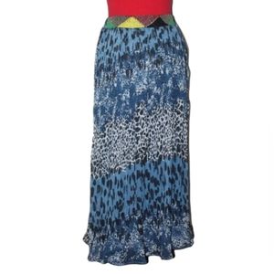 NWOT Be You Tiful Beaded Waist  Pleated Maxi Skirt